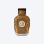 Perfume árabe Watani da marca Al Wataniah – frasco dourado com detalhes luxuosos